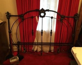 Cast iron Headboard/footboard - vintage