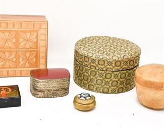 80. Collection Small Decorative Trinket Boxes