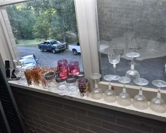 92. Collection of Vintage Glassware