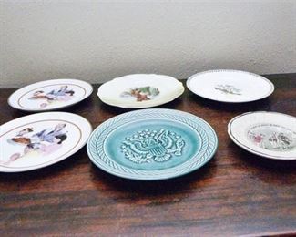 97. Grouping of Collectible Dishes Including Norman Rockwell