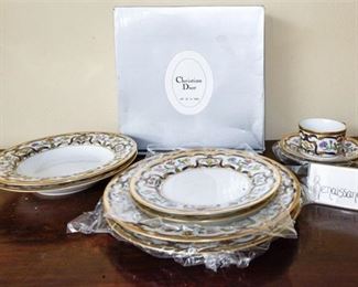 104. Collection of Christian Dior Renaissance Fine China