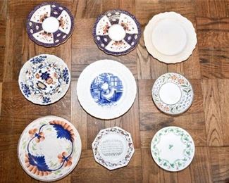 110. Grouping of Decorative China Plates