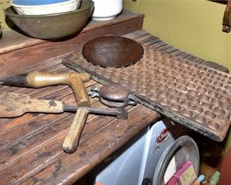 126. Antique Tools and Wood Carving