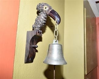 145. Vintage Toucan Bell Hanger