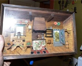 154. Miniature Room in Shadowbox