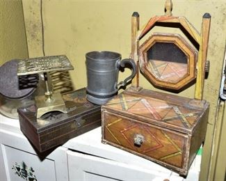 161. Varied Group Including Mirrored Jewelry Box