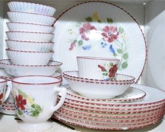 171. Set of Hand Painted Dishware