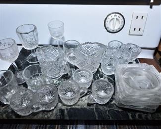 172. Collection of Cut Glassware