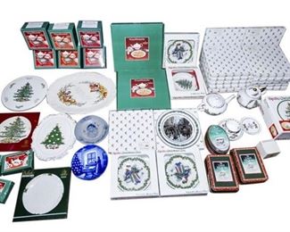 187. Christmas Dishware Collection Including Spode