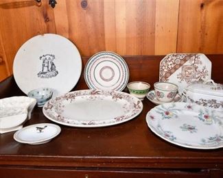 209. Mixed Lot Vintage Ceramic Dishes Serving Pieces