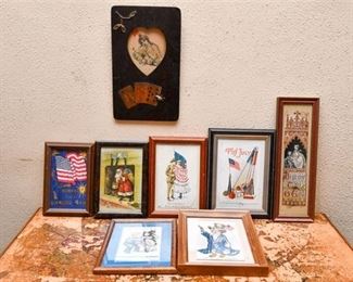 258. Grouping of Vintage Decor