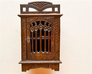 261. Antique Carved Wall Mounted Box