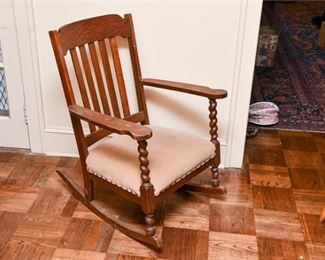 278. Vintage Oak Rocking chair