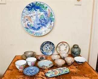 307. Mixed Lot ChineseAsian Decorative Ceramic Porcelain Collectibles