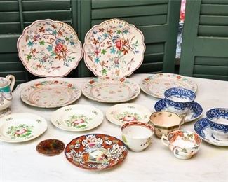 311. Nice Mixed Lot Vintage English Export Asian Dishes Plates ROYAL DALTON