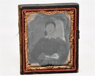 24. Antique Tintype of Woman