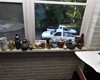 108. Grouping of Pottery Including Local Artist Cindy Angliss