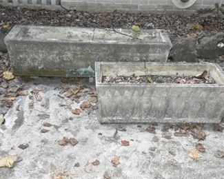213. Two 2 Concrete Planter Boxes