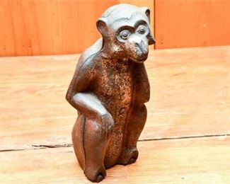 272. Cast Iron Figure of a Monkey