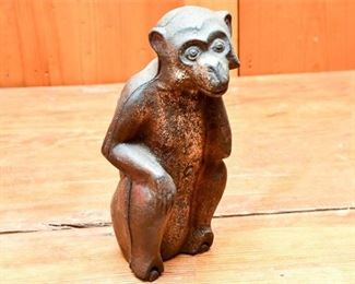 272. Cast Iron Figure of a Monkey