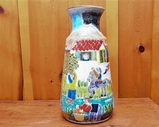 274. Desimone Mid Century Large Italian Ceramic Vase