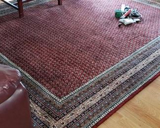 8x11 Indian wool handmade rug...Botteh (Sarband) pattern 