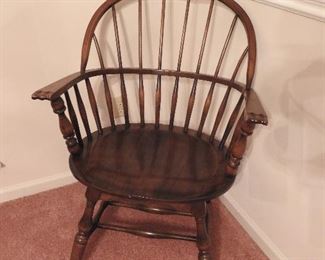 S. Bent & Brothers Windsor Chair w/paper label & brand