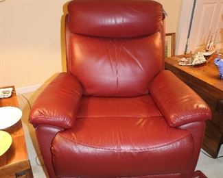 Red Leather Recliner
