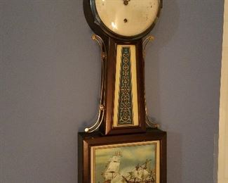 Banjo style clock.