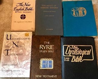 Religious hard back books