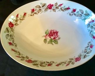 Moss Rose china bowl