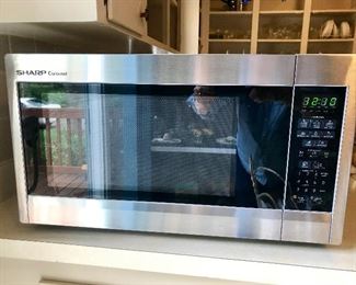 Large Stainless Steel  Sharp microwave