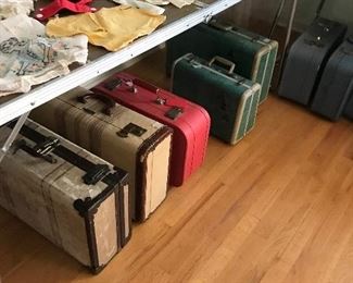 Vintage suit cases