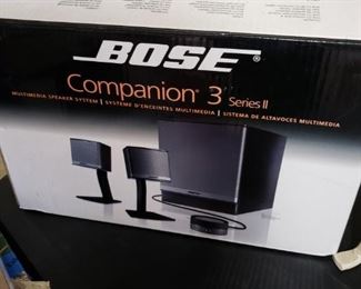 Bose companion 3 system