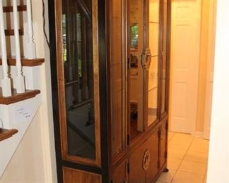 Asian inspired china cabinet