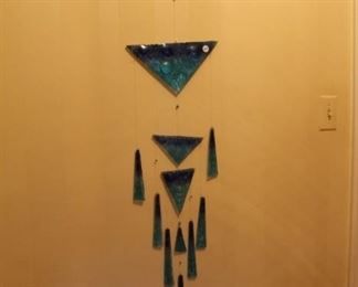 Art glass wall hanging