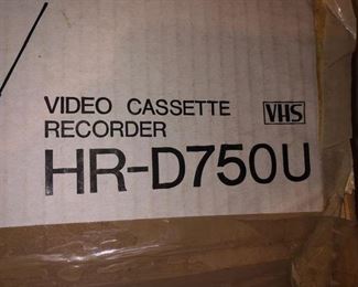 JVC video cassette recorder - new in box