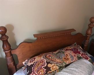 Twin headboards and mattress sets (2 total)