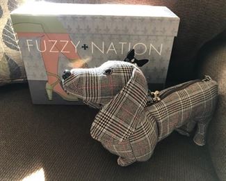 Fuzzy Nation dog purse!