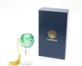Faberge liquor crystal glass