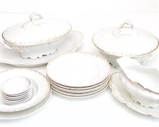 Antique MZ Austria China Porcelain Set