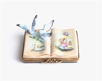 Limoges porcelain trinket box