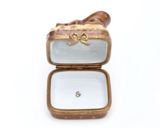 Limoges porcelain trinket box