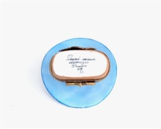 Limoges porcelain trinket box