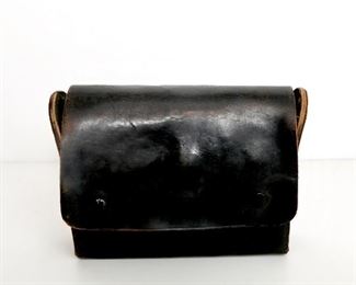 Vintage English Shaving Kit with Leather Case