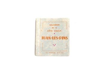 Vintage tourist souvenir collectible Juan Les Pins snapshots