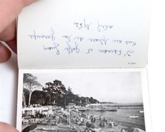 Vintage tourist souvenir collectible Juan Les Pins snapshots