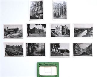 Vintage tourist souvenir collectible Saint Germain En Laye - L'ile De France snapshots photo set