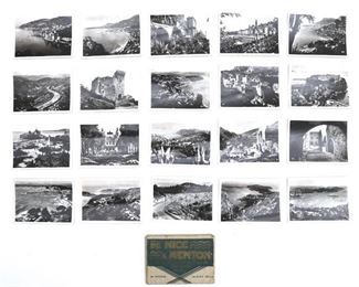 Vintage tourist souvenir collectible De Nice A Menton snapshots photo set - France