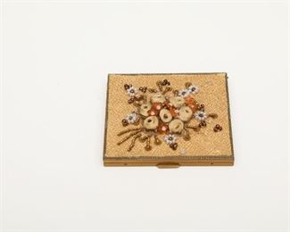 Vintage Collectible Cosmetic Compact Case